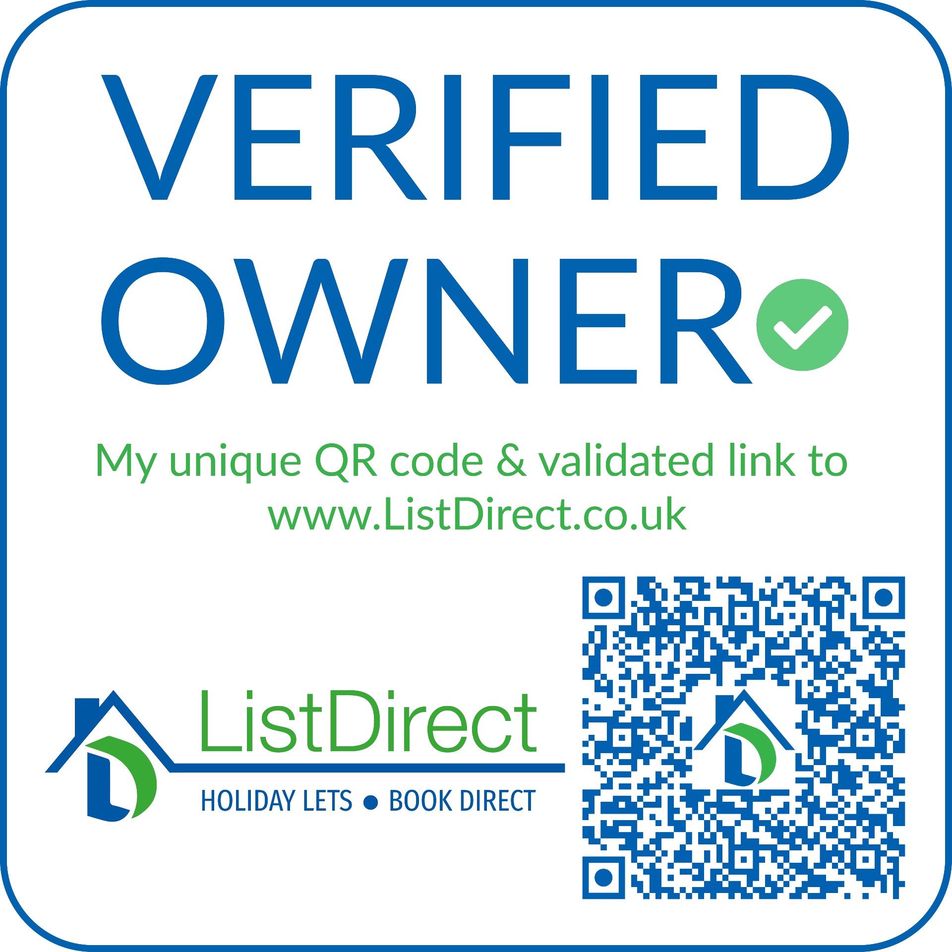 List Direct Owner verification badge